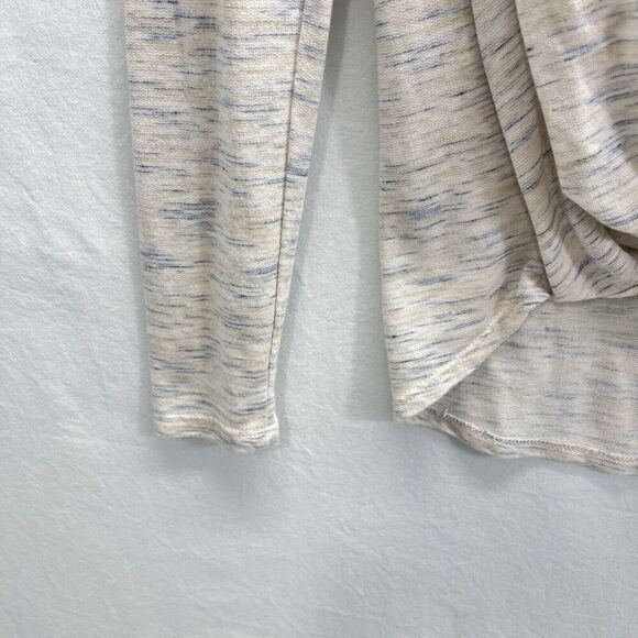 Anthropologie Saturday Sunday drape front top Small Oversized long sleeve - Picture 4 of 9